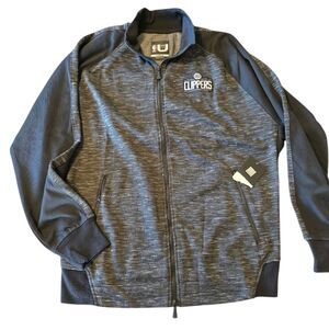 NBA LA Clippers Full-Zip Black Jacket Men's Large NWT